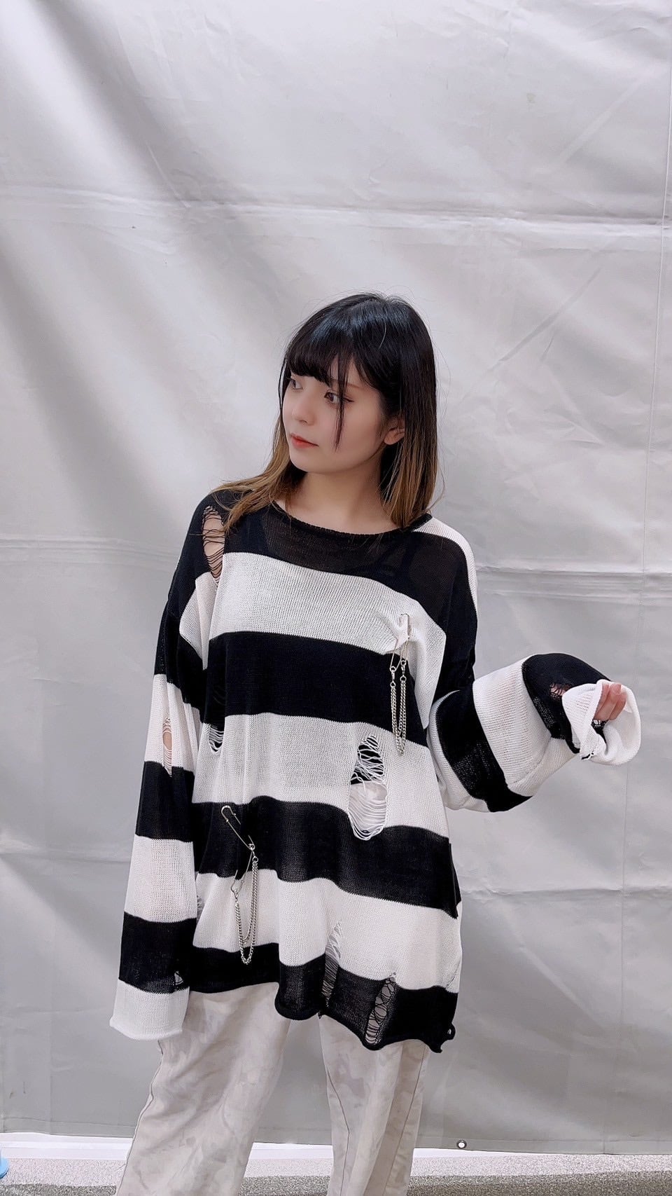 PSYCHONATION ダメージニット