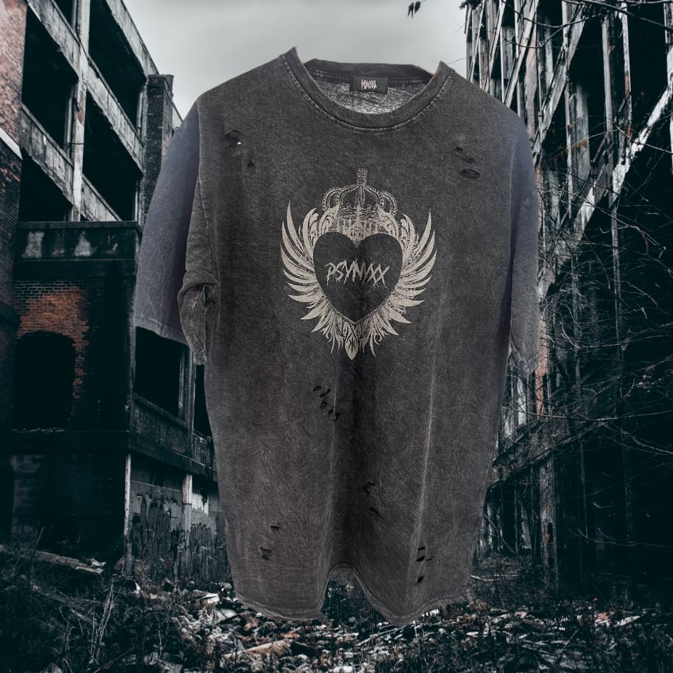 PSYNYXXピグメント鳳凰ロゴtshirts