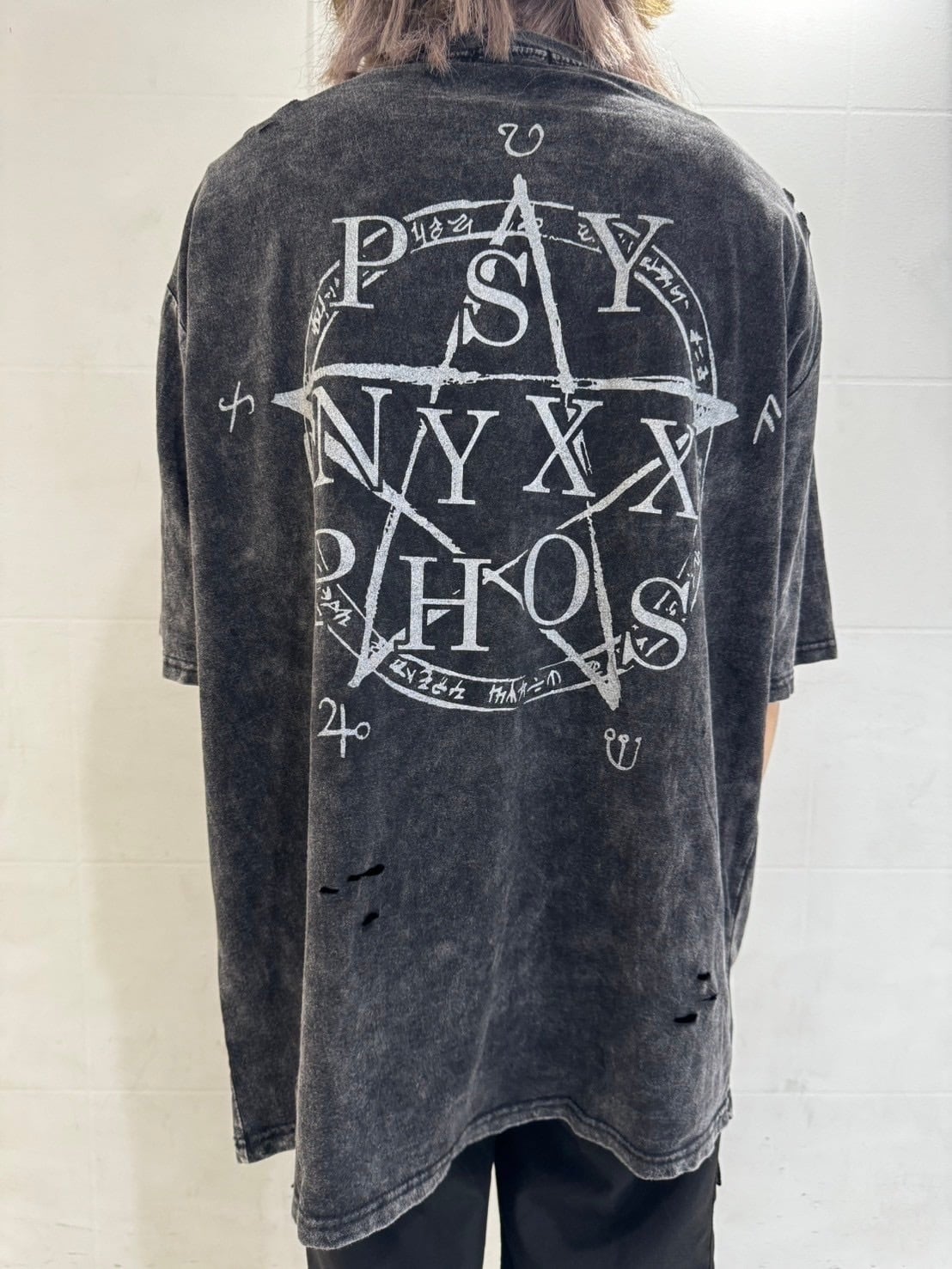 PSYNYXX ピグメントドロフォントTshirts