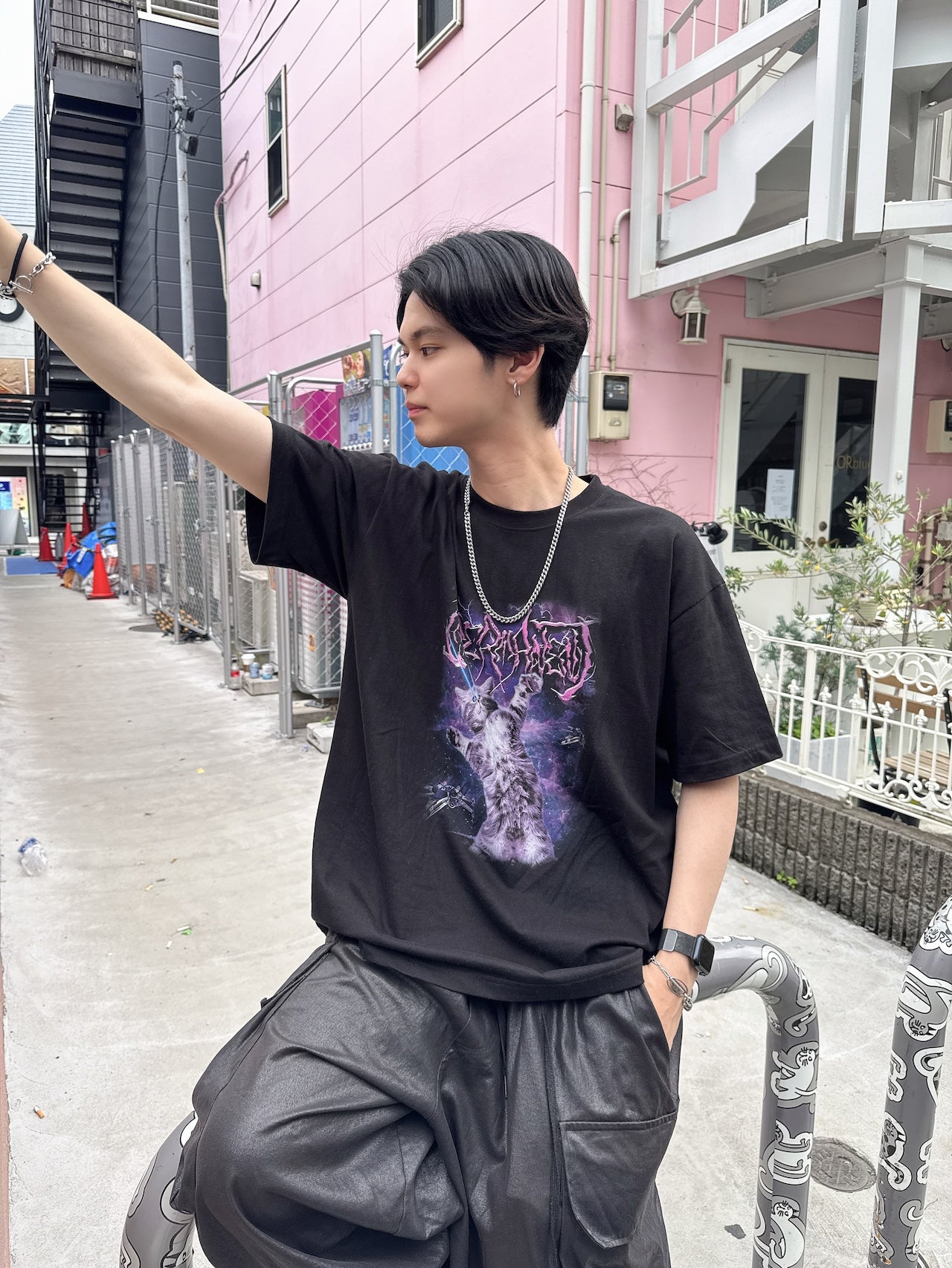 キャットビームTシャツ サブカル ストリート