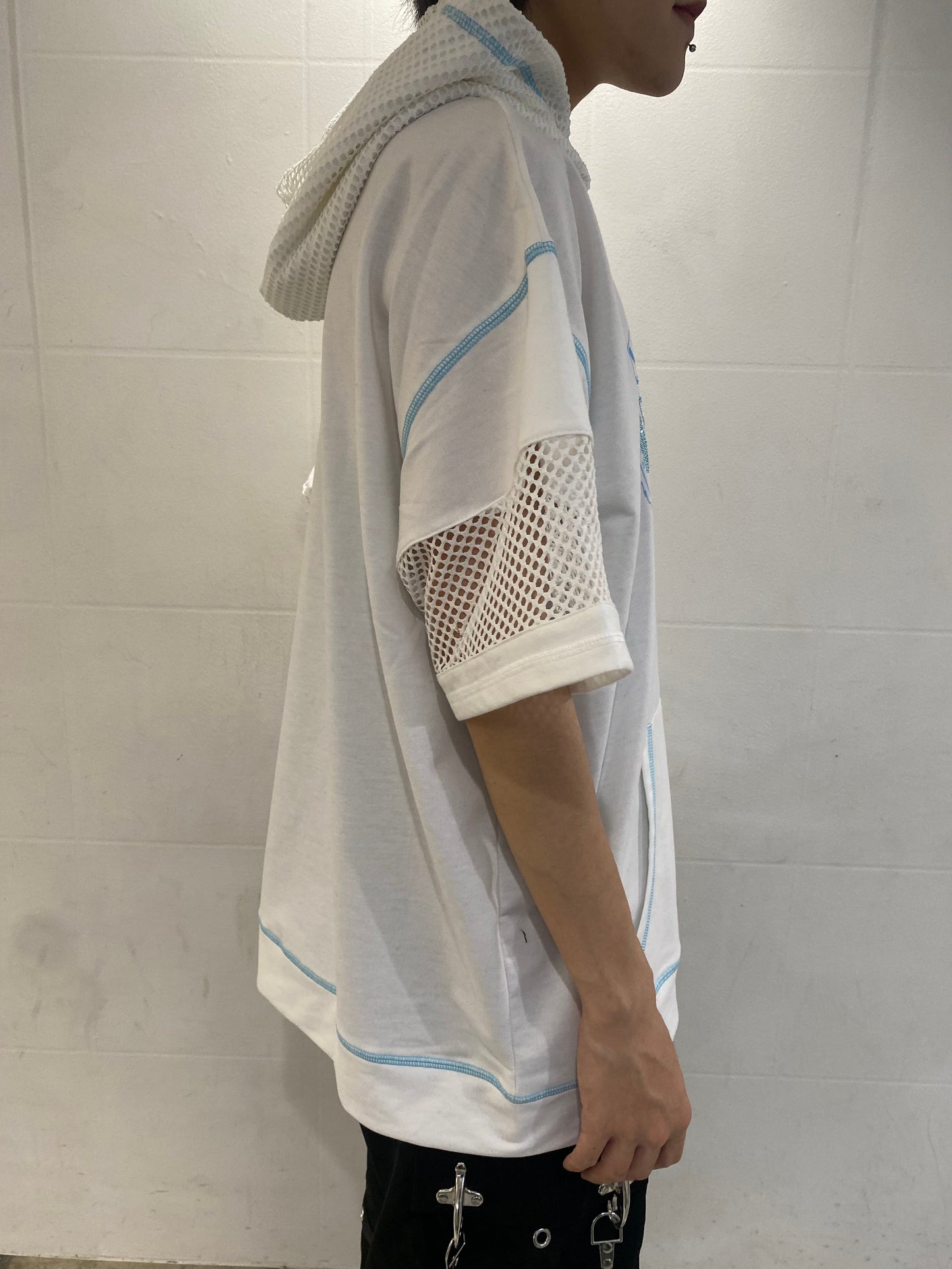 PSYNYXX BY THICC セレクト ゴートメッシュパーカー