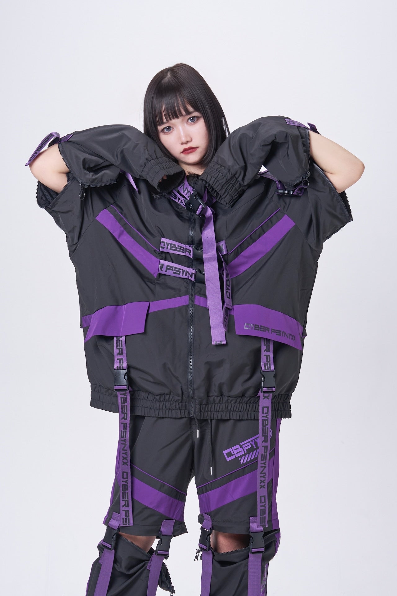 PSYNYXX サイバーナイロンテープジャージ トップス サブカル 地雷