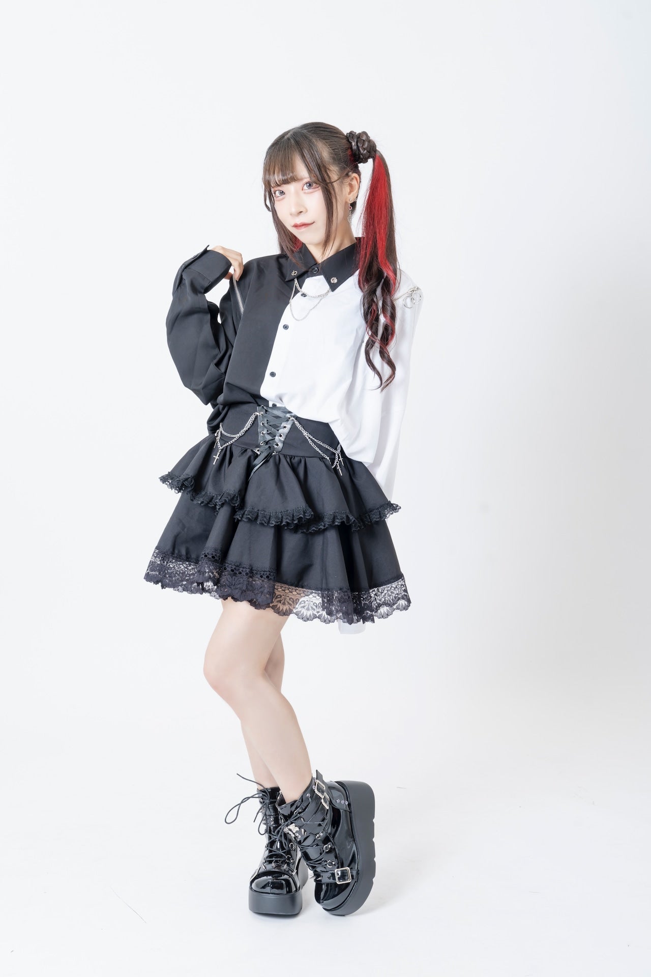 PSYNYXX 新・チェーンZIPシャツ