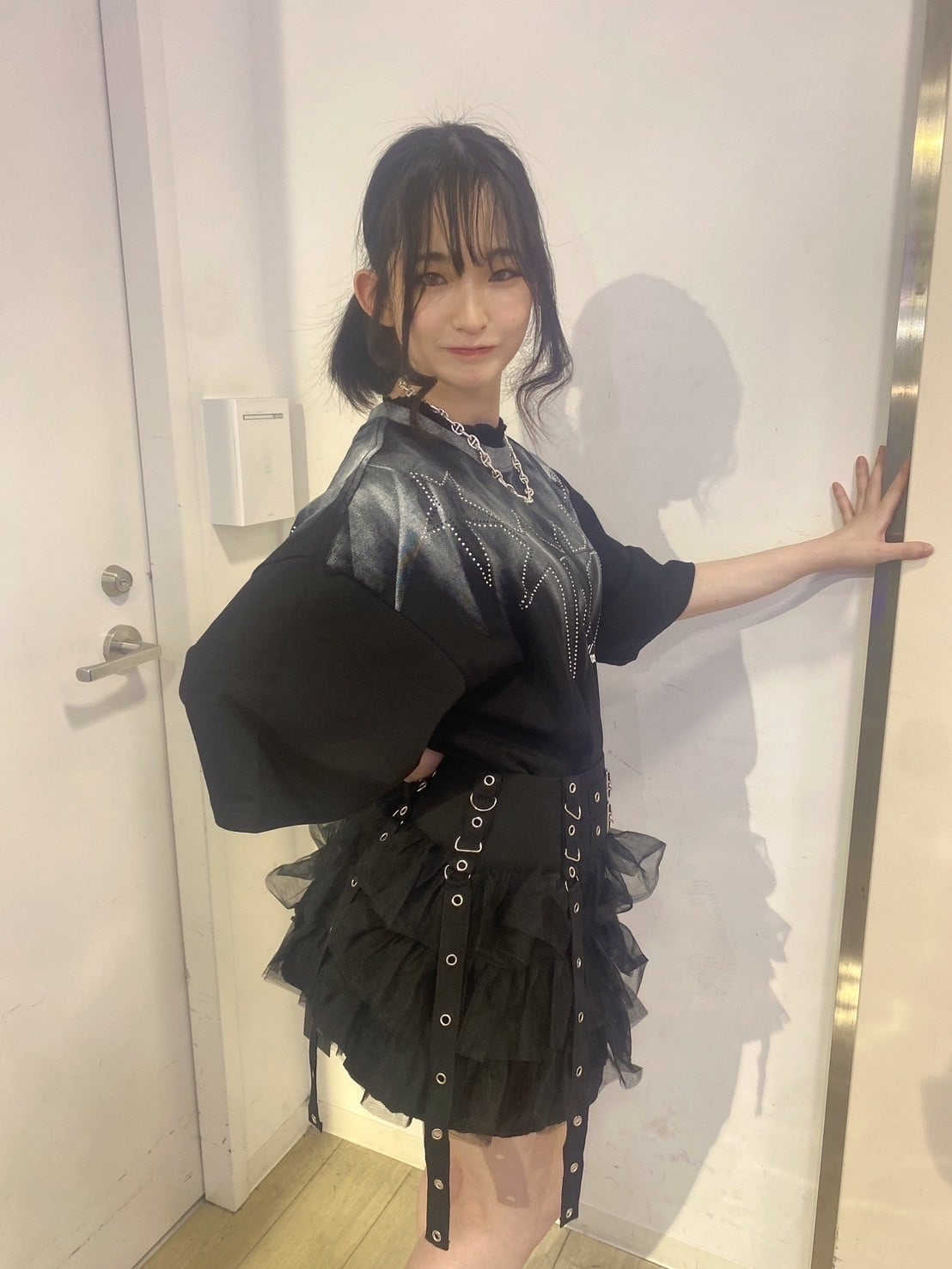 PSYNYXX テープフリルスカート