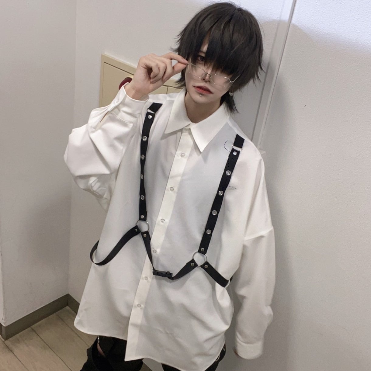 PSYNYXX セレクト 付きチェーンシャツ
