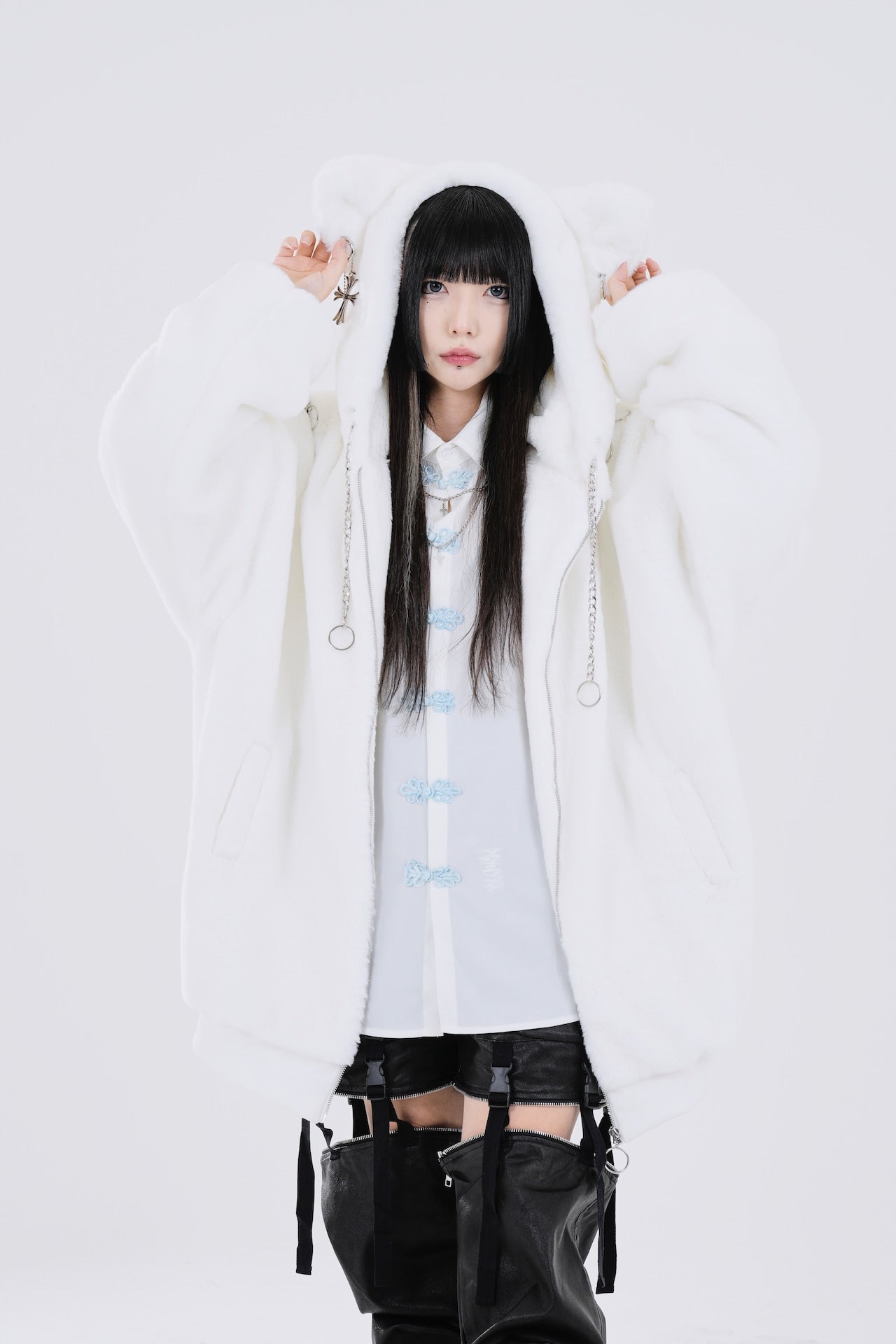 PSYNYXX 猫耳ファーブルゾン ネコミミ CAT サブカル サブジラ