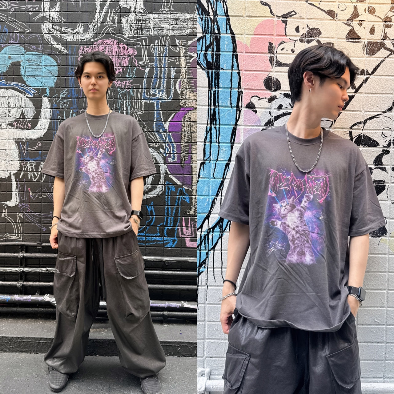 キャットビームTシャツ サブカル ストリート