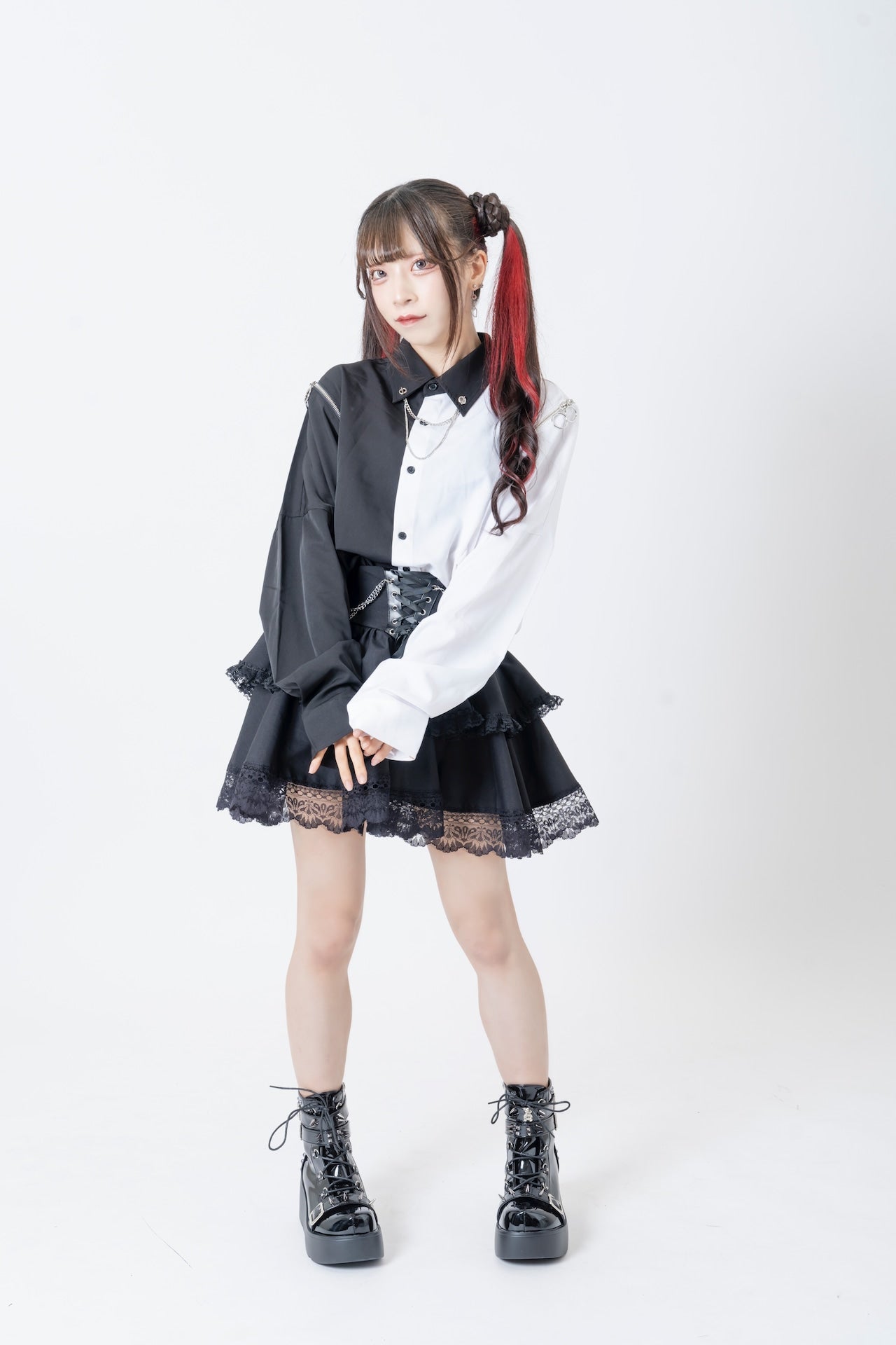 PSYNYXX 新・チェーンZIPシャツ