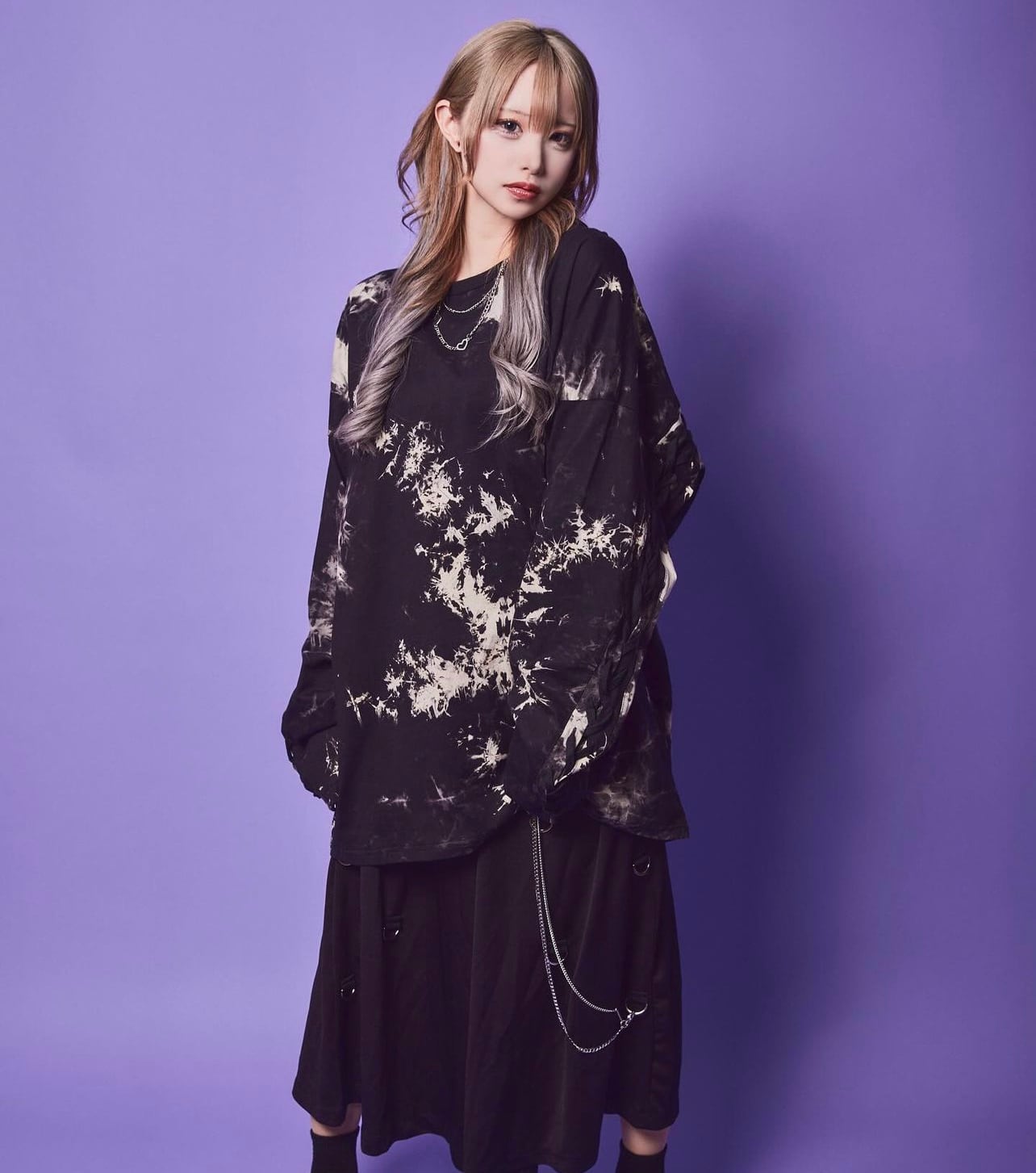 PSYNYXX セレクト タイダイ柄ロンT