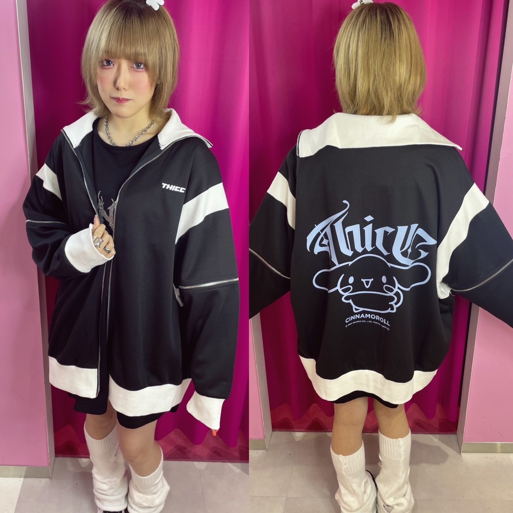 Rara camiseta de colaboración Cinnamoroll x THICC