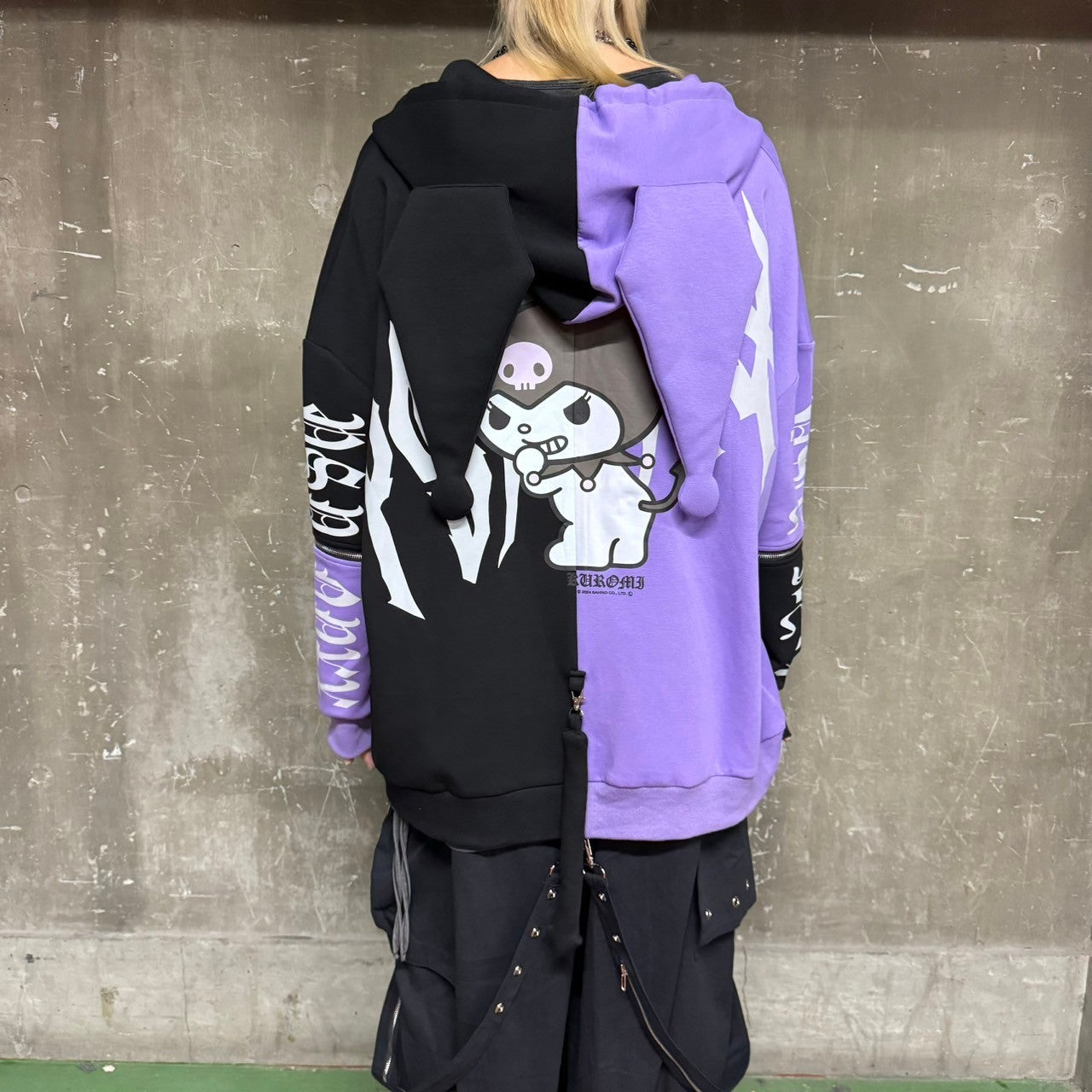 【希少】KUROMIクロミ×PSYNYXXパーカー 地雷 サブカル サンリオ