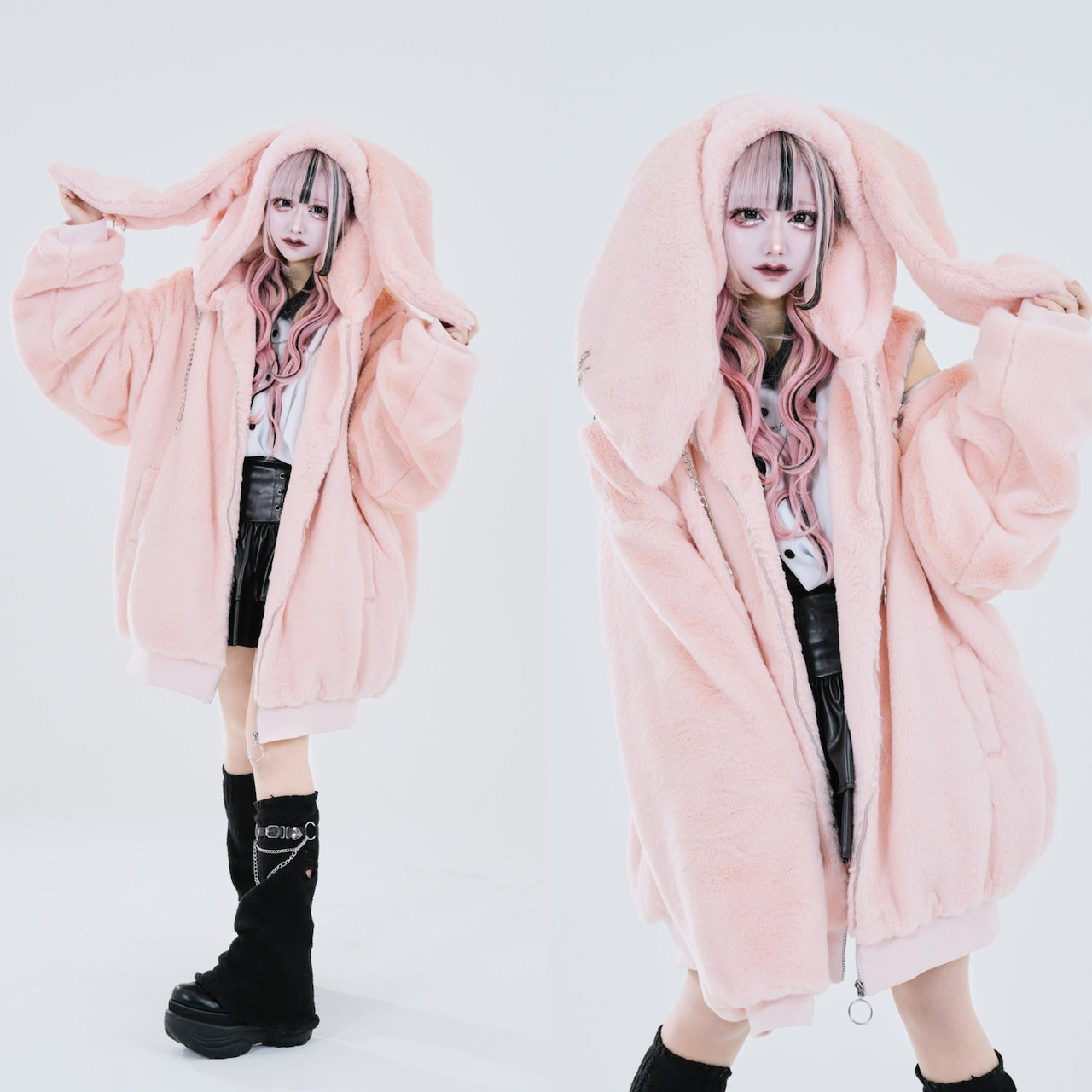 PSYNYXX うさ耳ファーブルゾン 地雷 サブジラ – THICC PSYNYXX