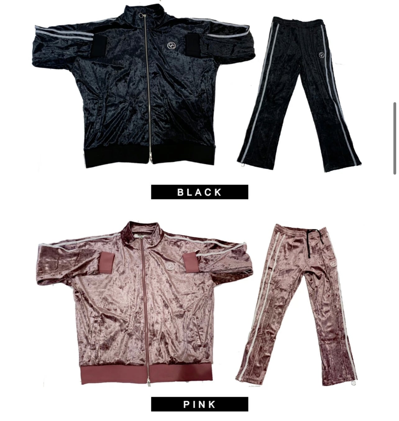 ベロア ジャージ セットアップ