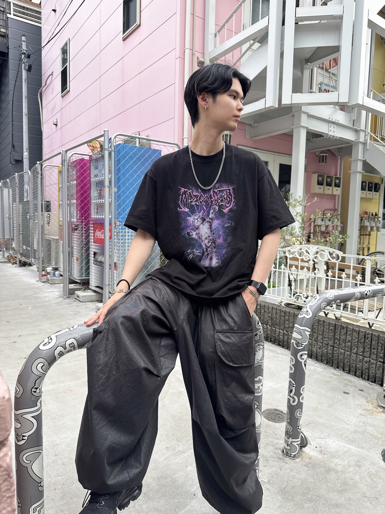 キャットビームTシャツ サブカル ストリート