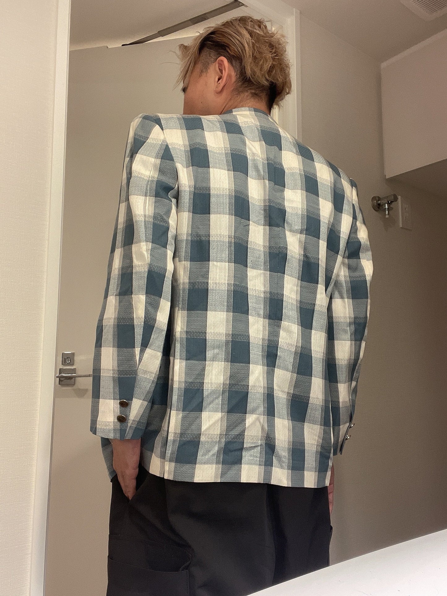 BARCON 肩パッドテーラードジャケット