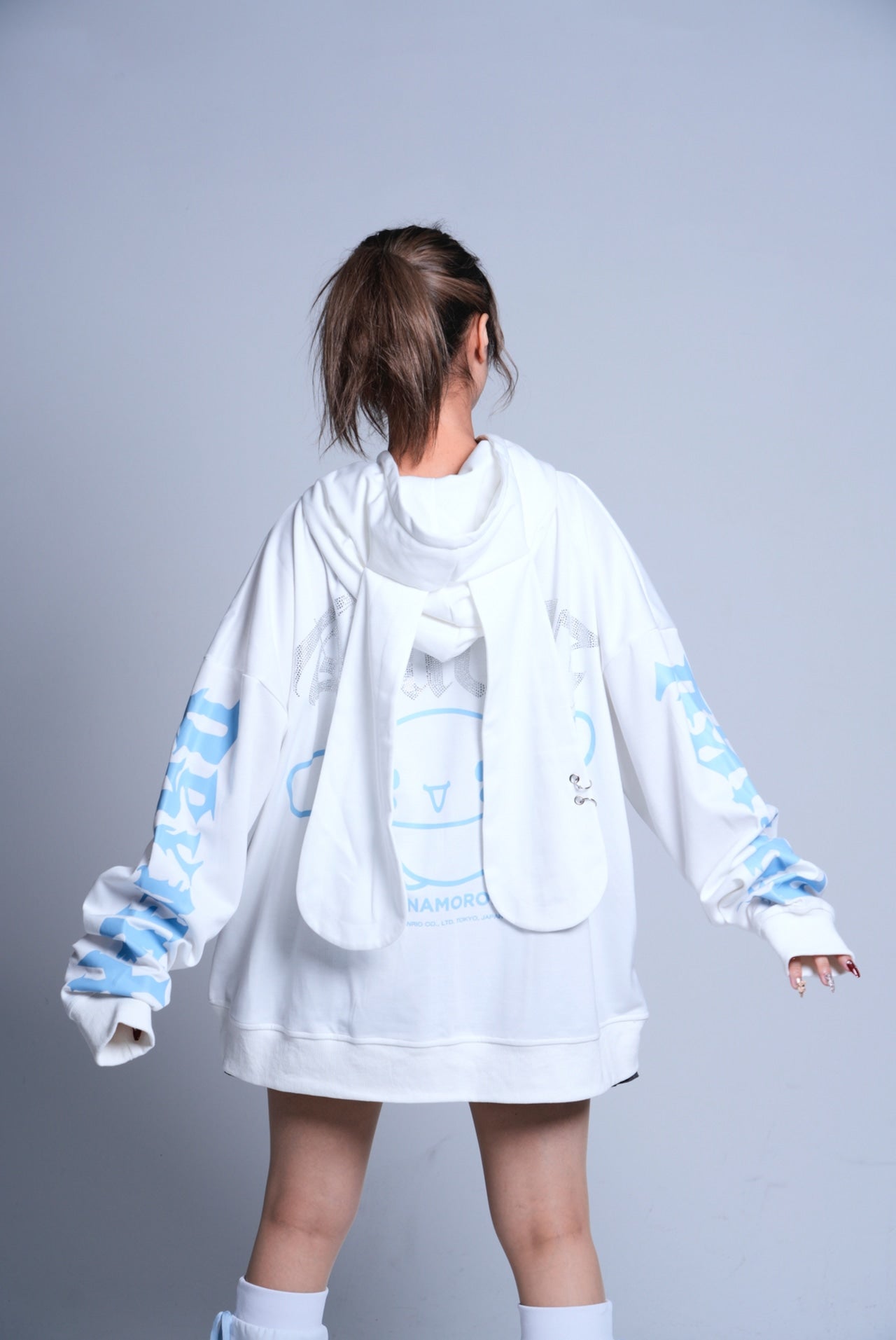 シナモン×PSYNYXXコラボZIPパーカー サブカル 地雷 天使界隈 サンリオ