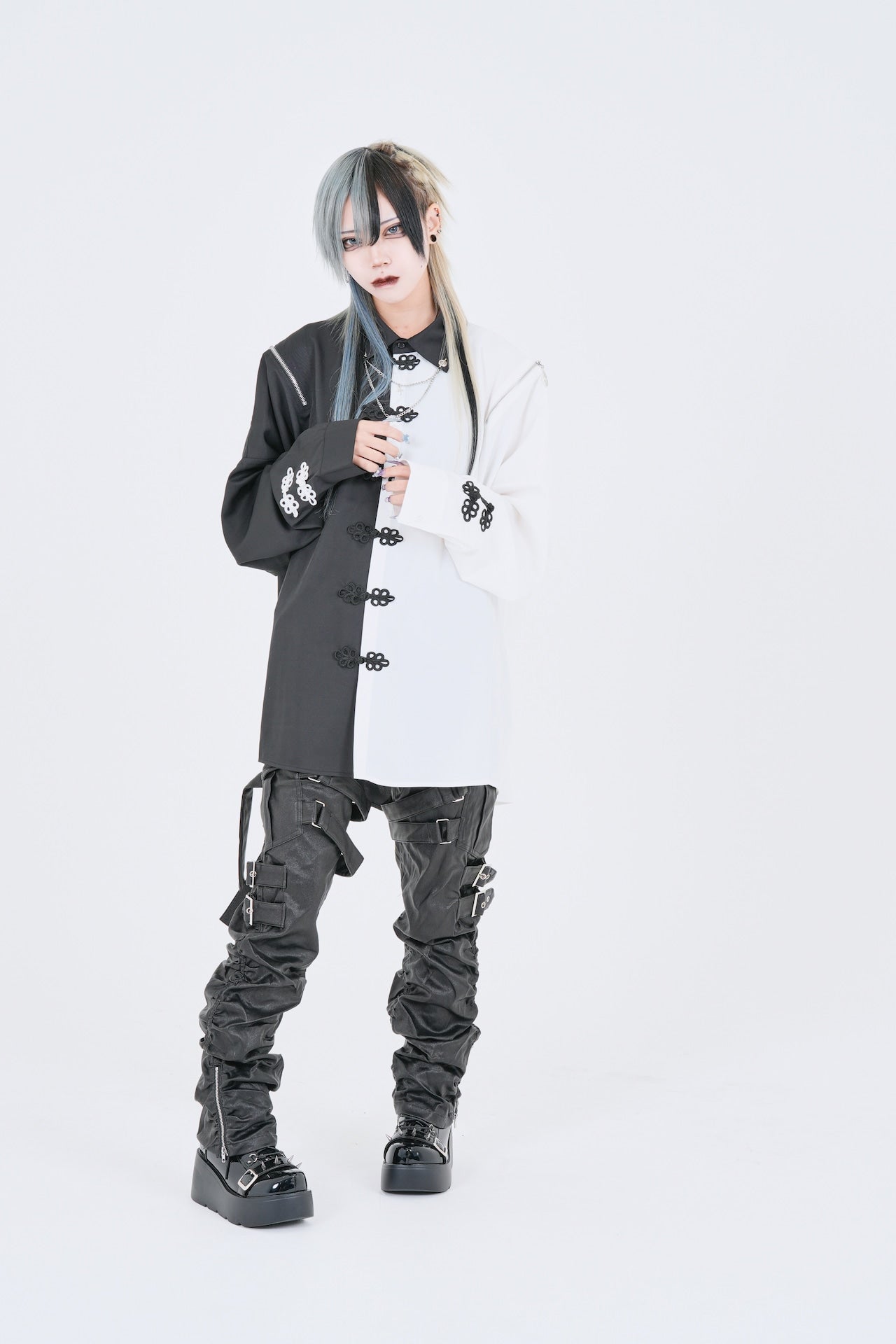 PSYNYXXチャイナZIPシャツ
