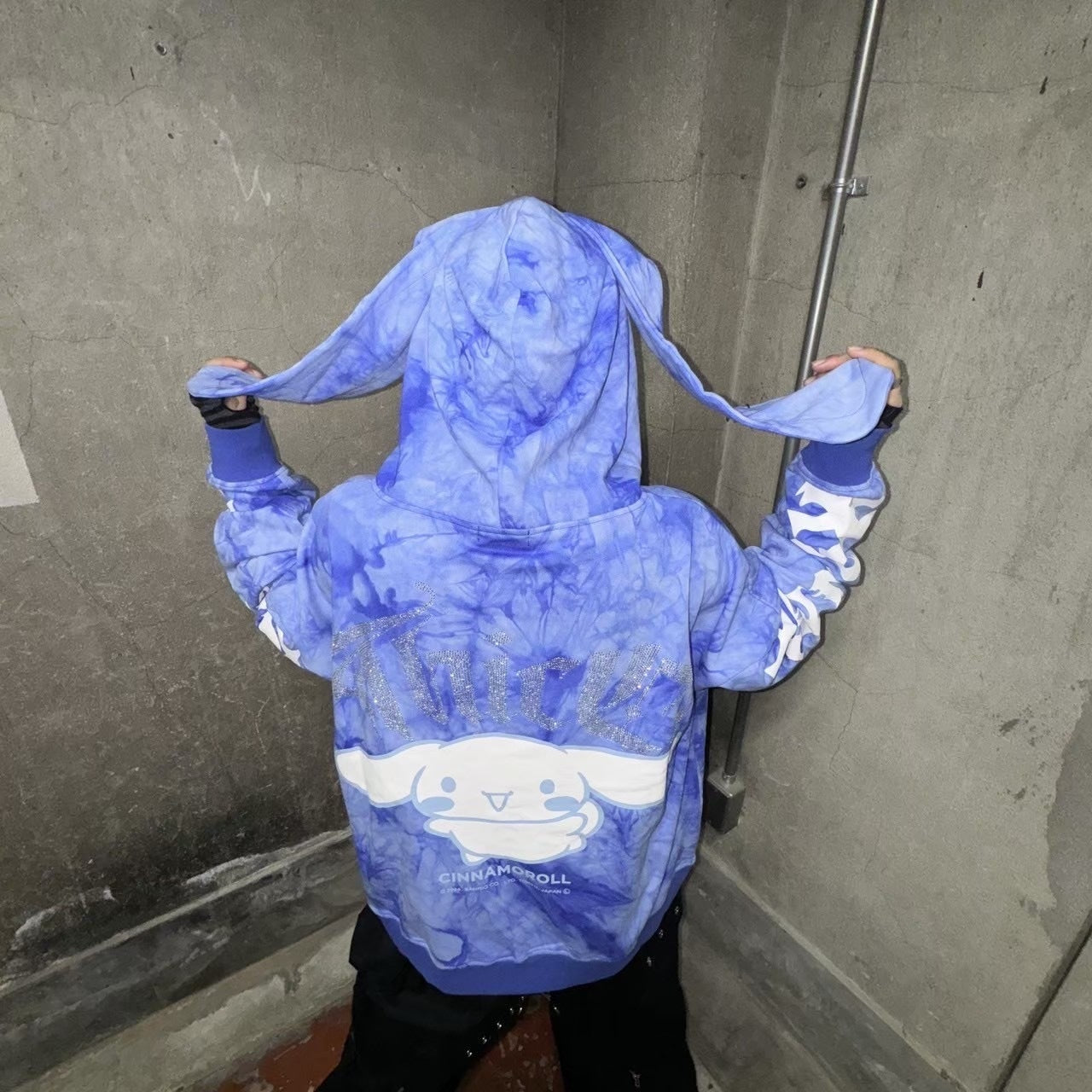 シナモン×PSYNYXXコラボZIPパーカー サブカル 地雷 天使界隈 サンリオ