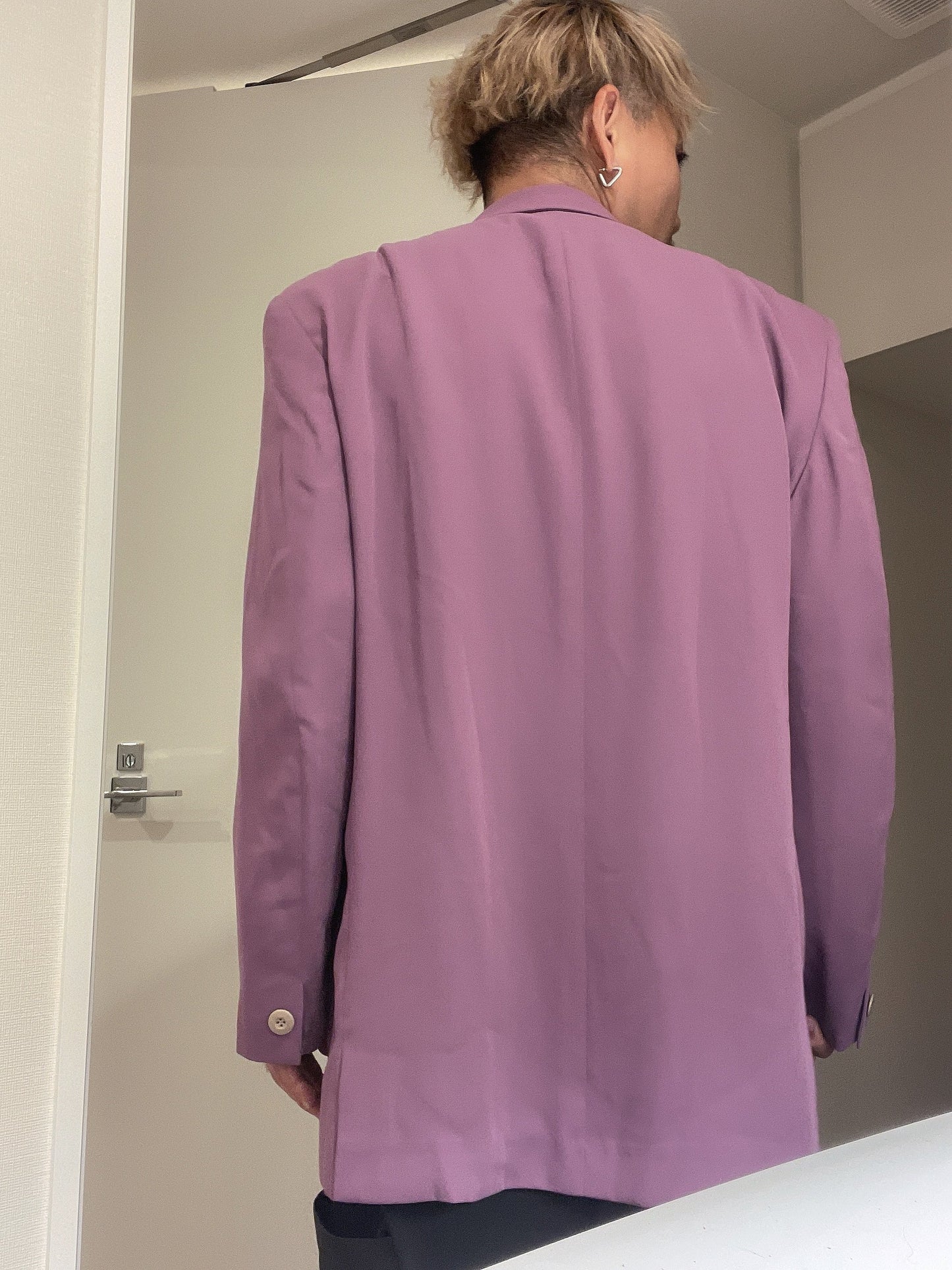 BARCON 肩パッドテーラードジャケット