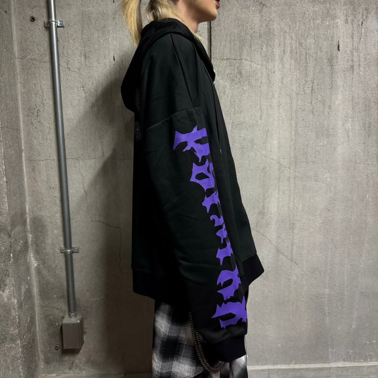 クロミ×PSYNYXXコラボZIPパーカー 地雷 サブカル サンリオ