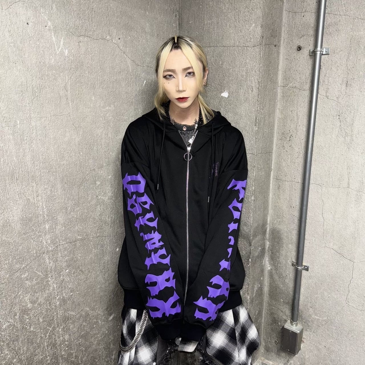 クロミ×PSYNYXXコラボZIPパーカー 地雷 サブカル サンリオ