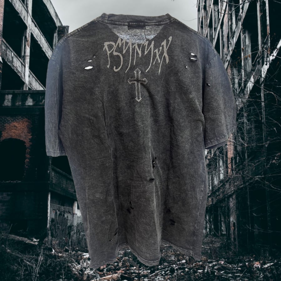 PSYNYXXピグメント鳳凰ロゴtshirts