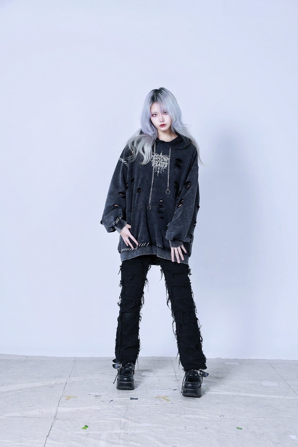 psyconation ピグメントパーカー