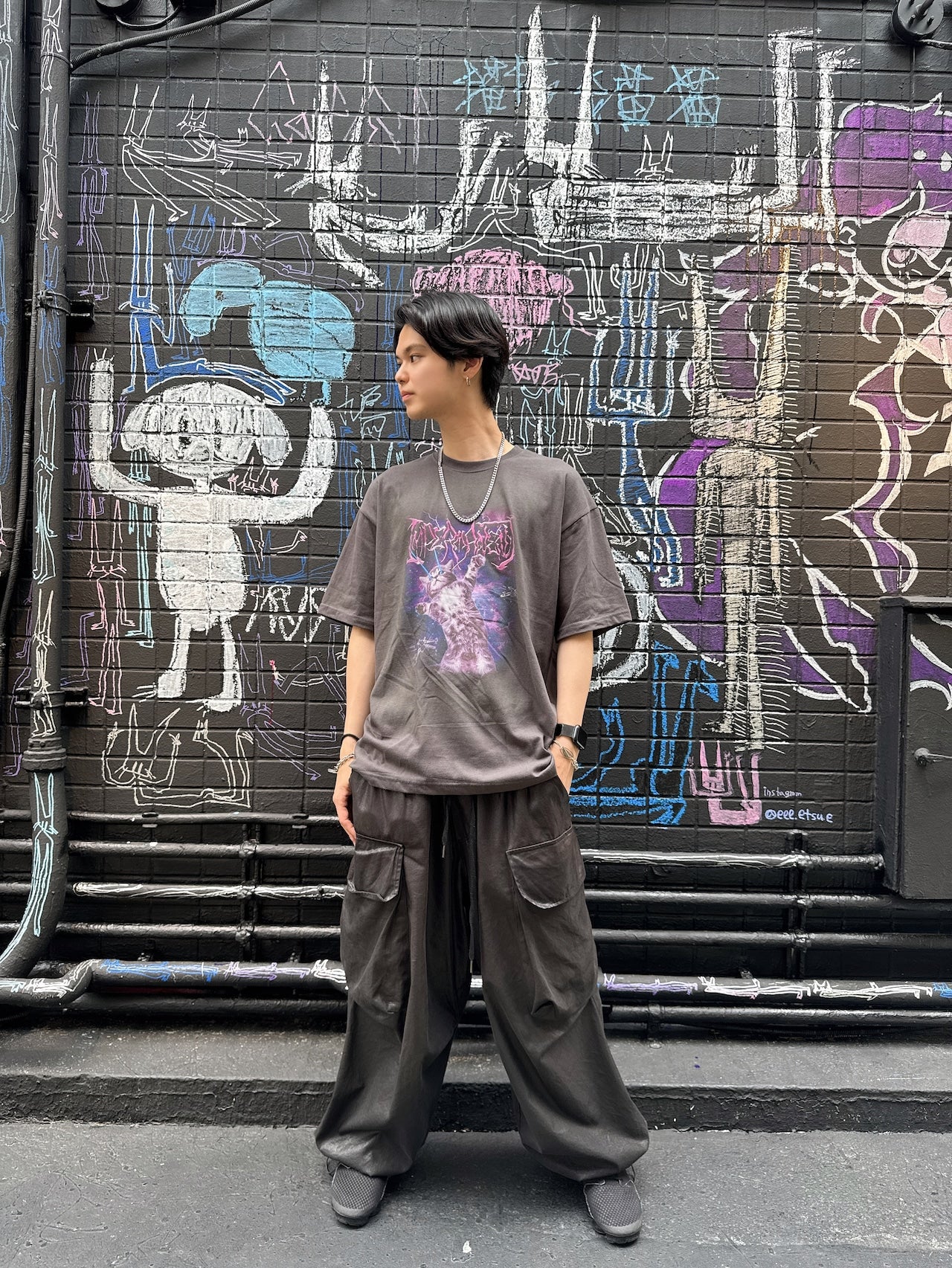 キャットビームTシャツ サブカル ストリート