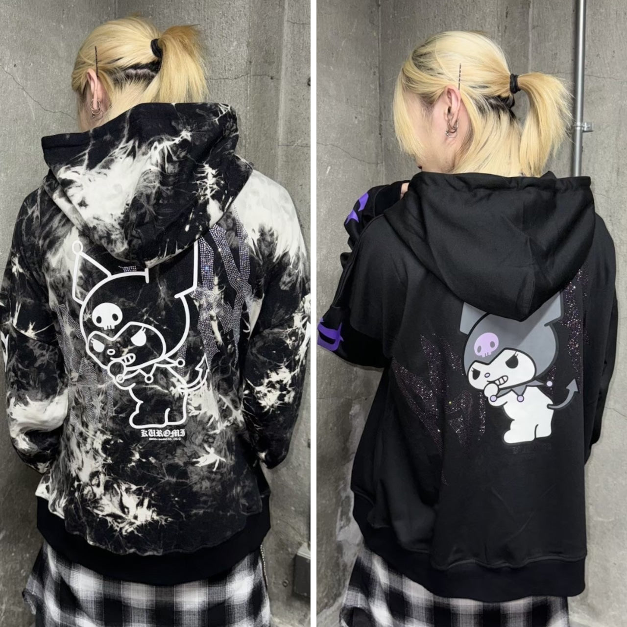 クロミ×PSYNYXXコラボZIPパーカー 地雷 サブカル サンリオ