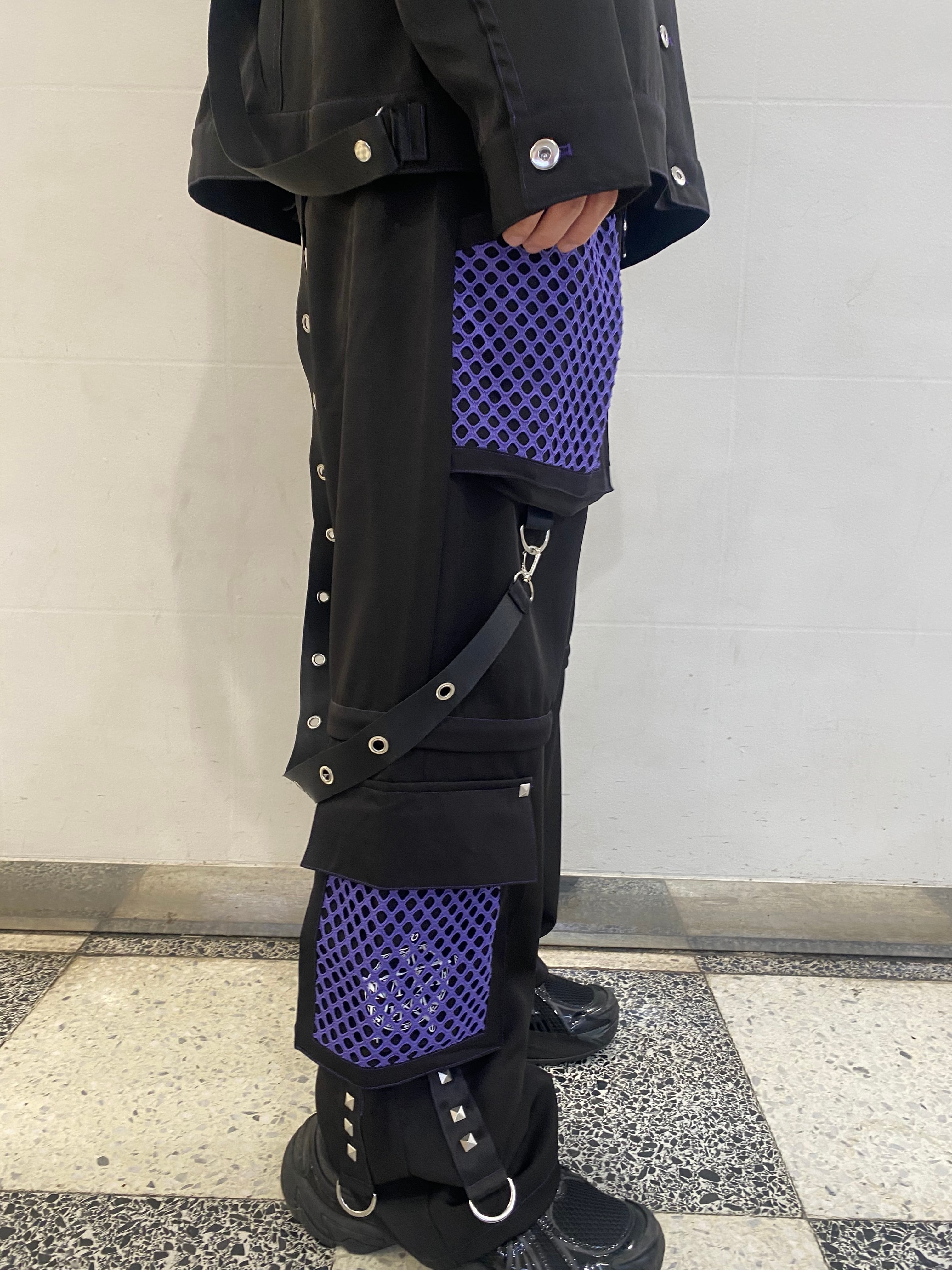 PSYNYXX BY THICC Mesh Belt Pants