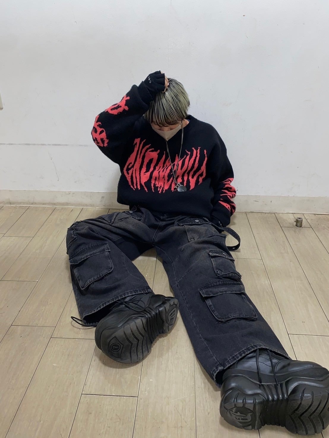 THICC PSYNYXX ワイドカーゴパンツ