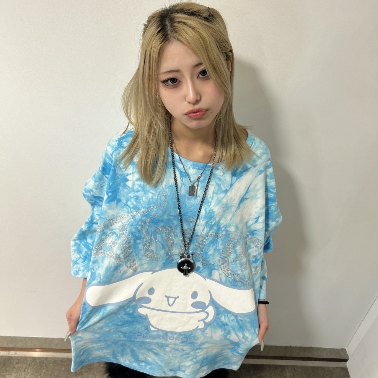 シナモン×THICC　オーバーサイズTシャツ サンリオ　シナモン　