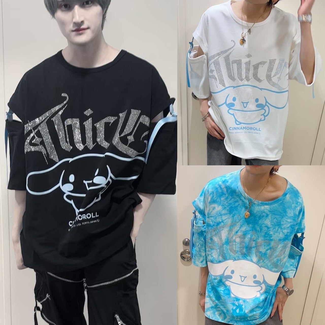 シナモン×THICC　オーバーサイズTシャツ サンリオ　シナモン　