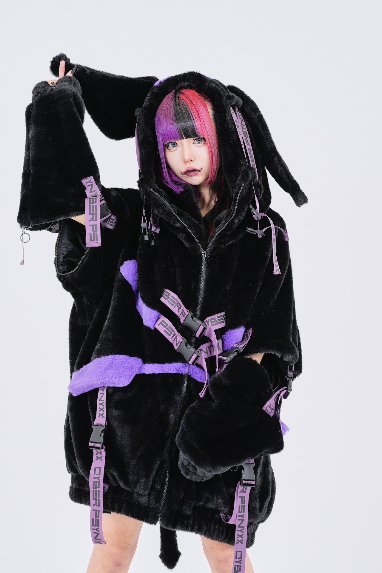 THICC チック ファーブルゾン 地雷系 サブカル ストリート 夏に