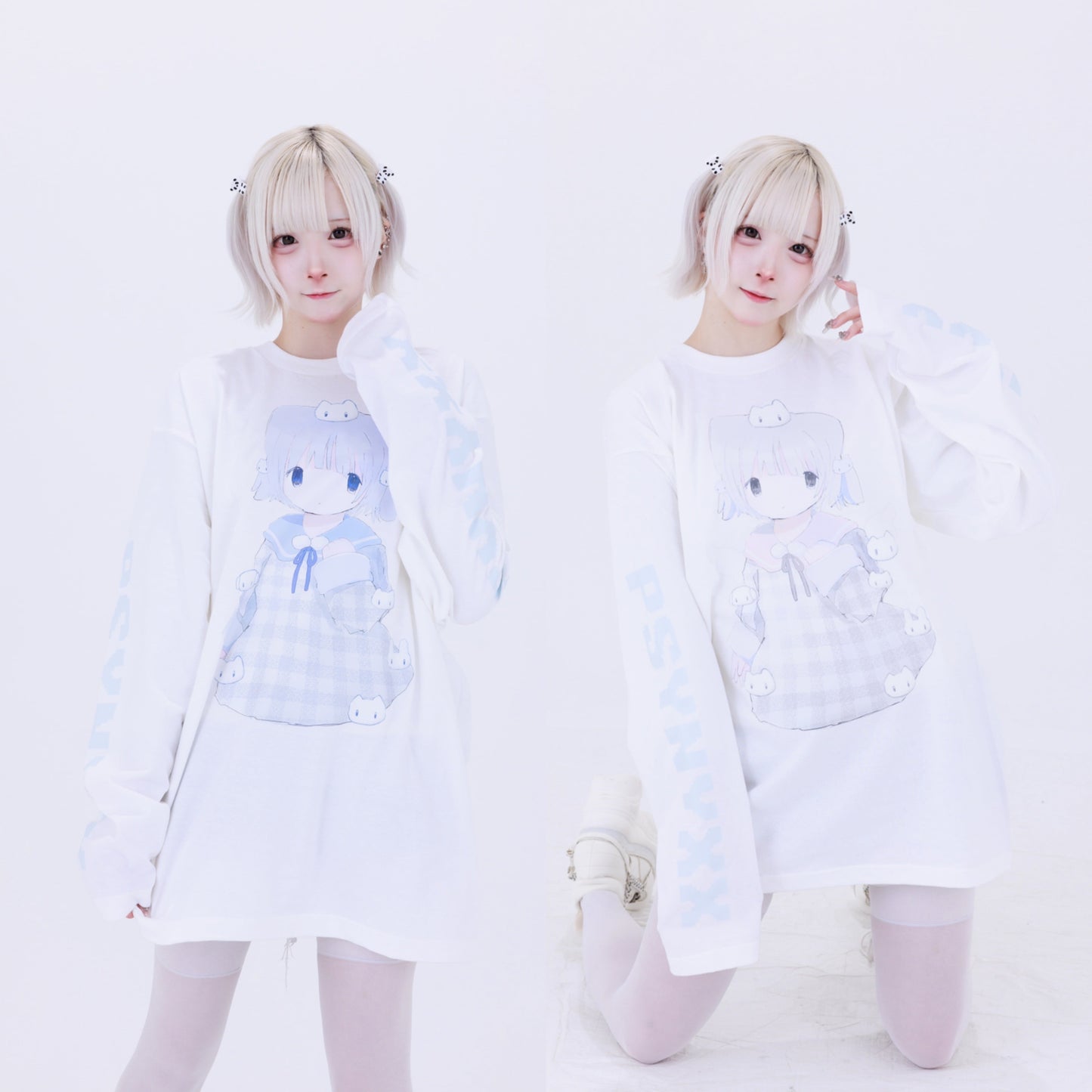 ぺろ×PSYNYXX ロンTWHITE
