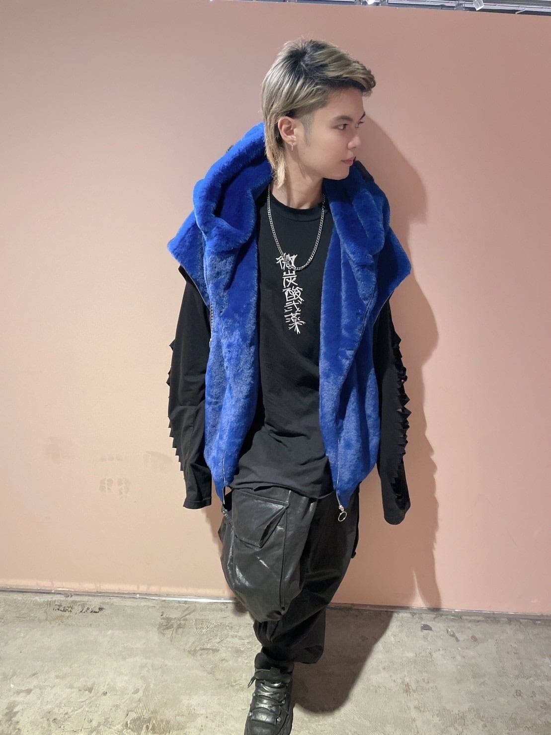THICC  newjackswag 3way ハイクオリティ　ファーブルゾン アウター　冬服　モテ服　サブカル　地雷　水色界隈　EXIT スラムダンク