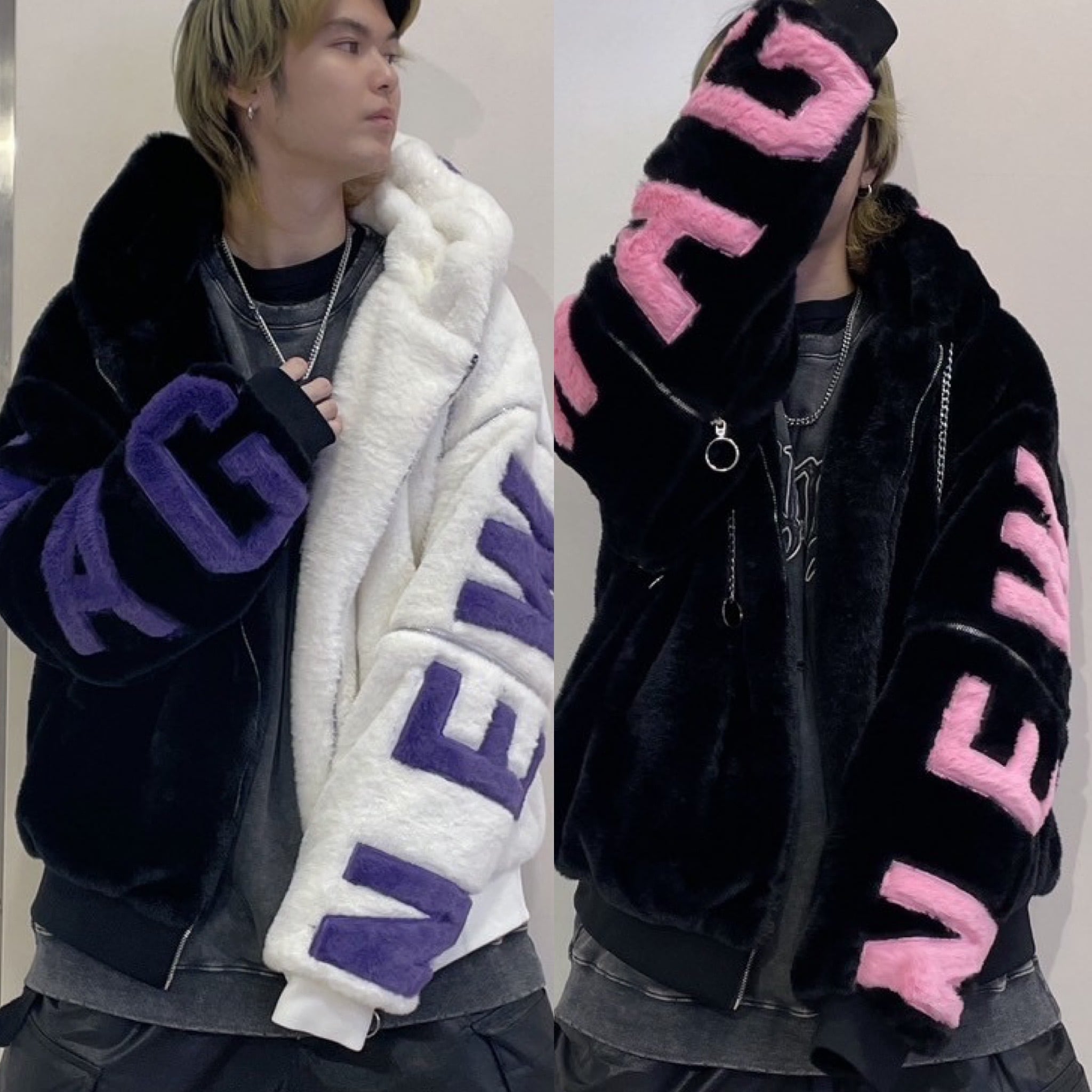 NEW THICC NEW JACK SWAG High quality fur blouson