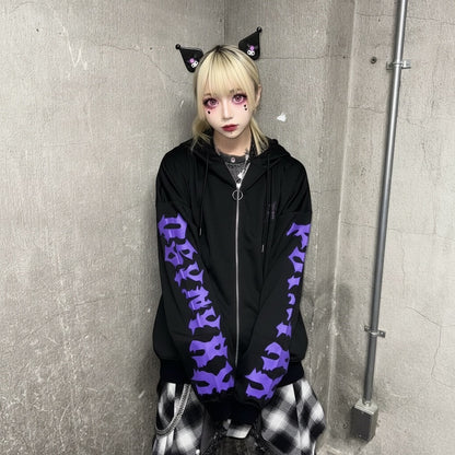 クロミ×PSYNYXXコラボZIPパーカー 地雷 サブカル サンリオ