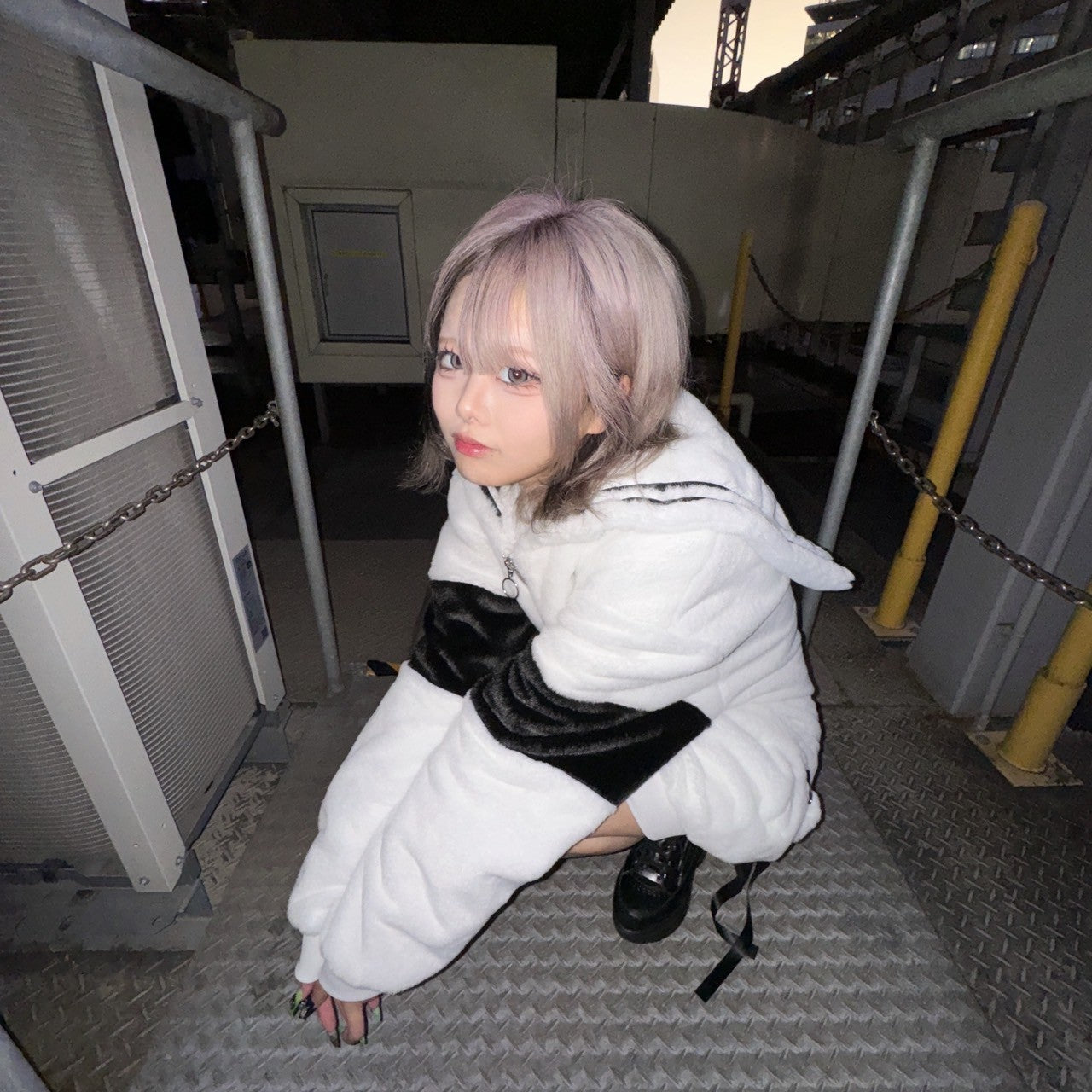 PSYNYXX セーラーファーブルゾン 地雷系 サブカル系