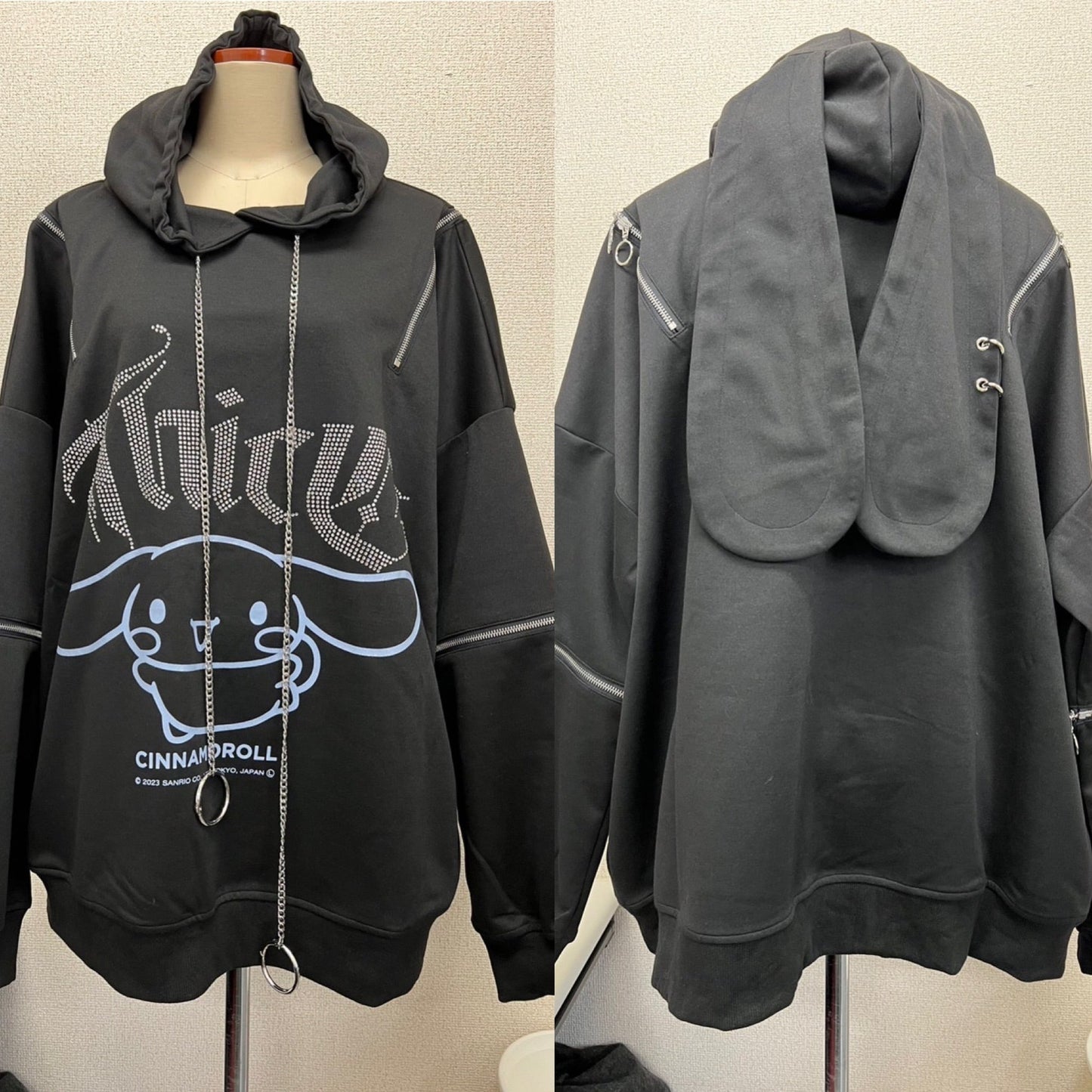 シナモロール×THICC コラボパーカー
