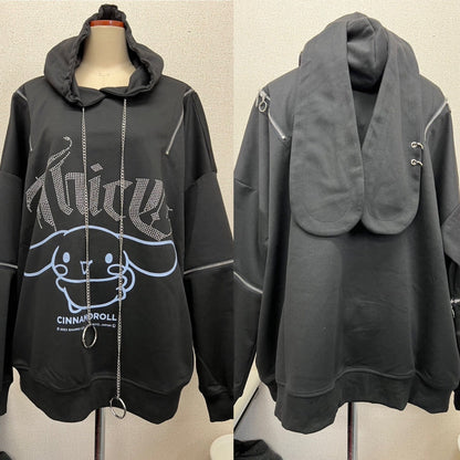 シナモロール×THICC コラボパーカー