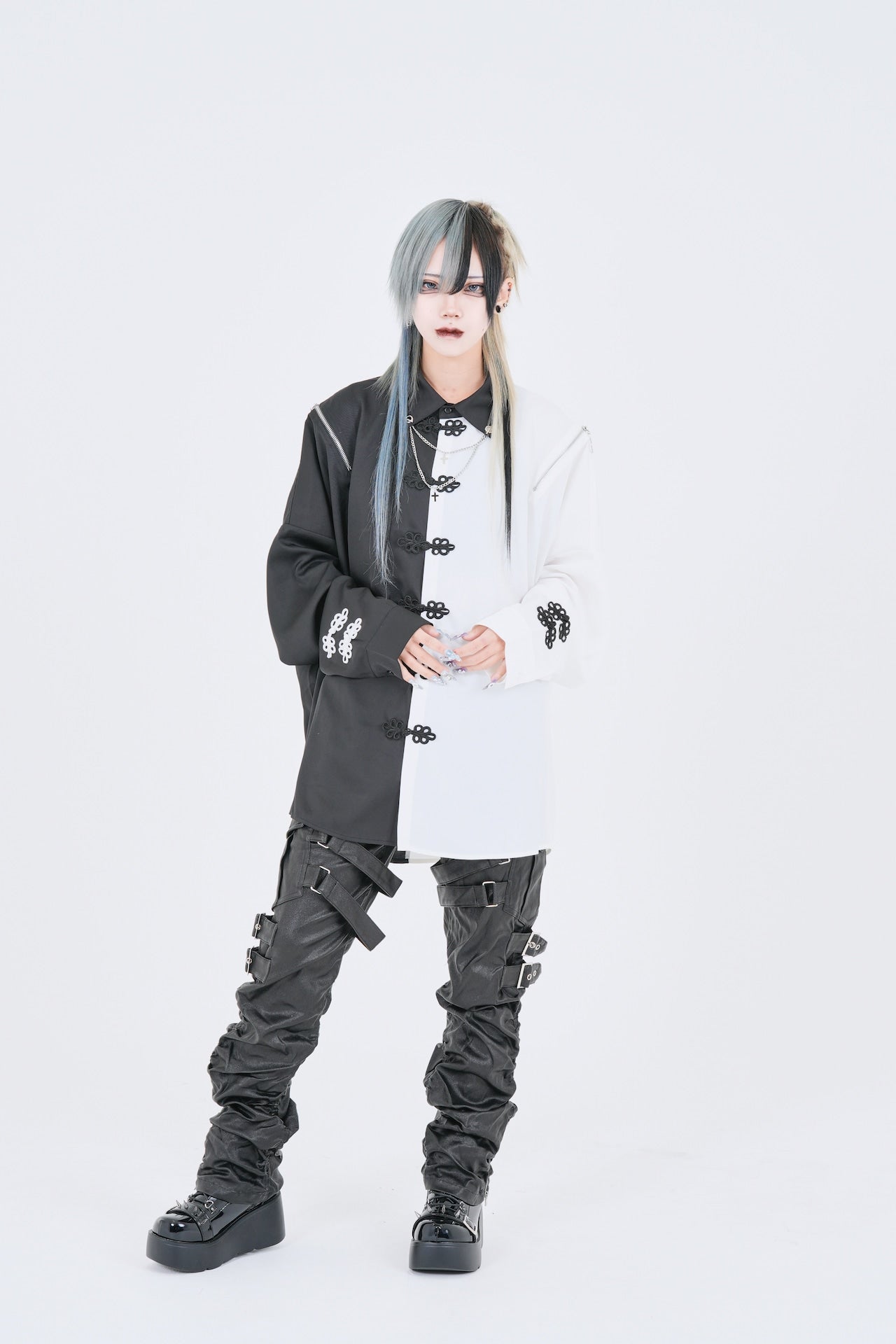 PSYNYXXチャイナZIPシャツ