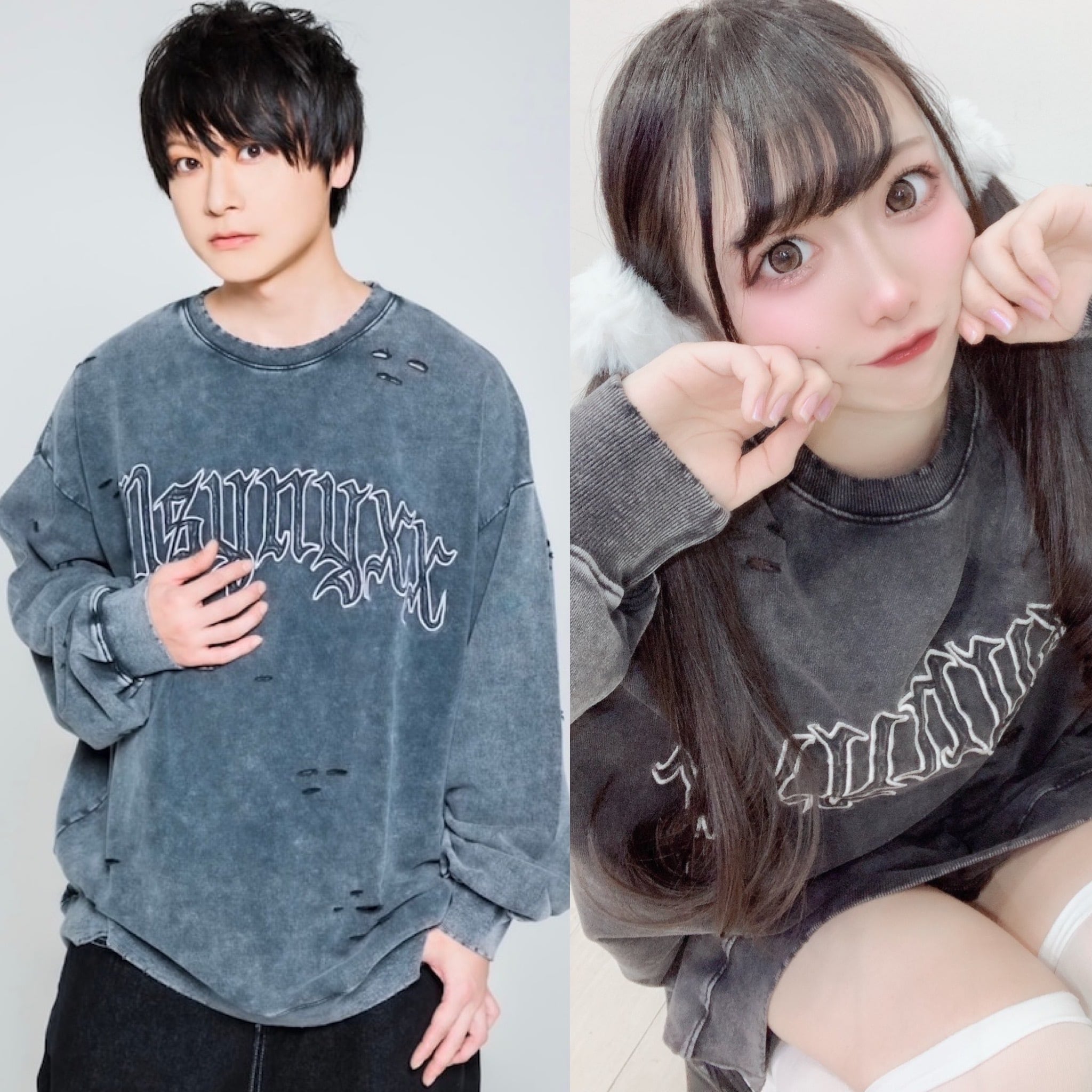 PSYNYXXピグメント加工トレーナー