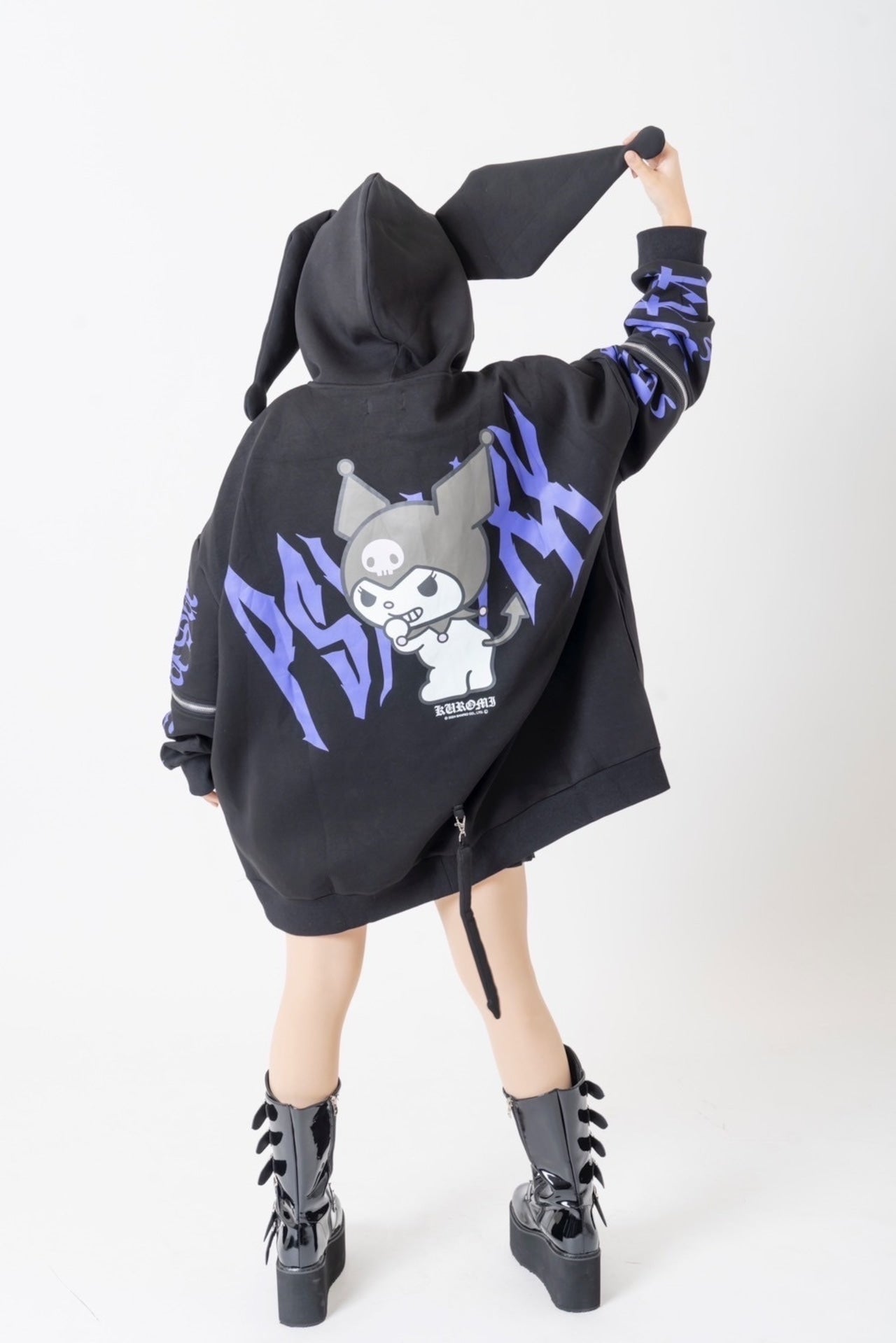 【希少】KUROMIクロミ×PSYNYXXパーカー 地雷 サブカル サンリオ