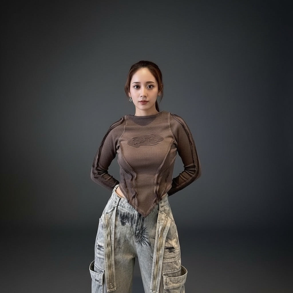 BARCON フェードコルセットロンT