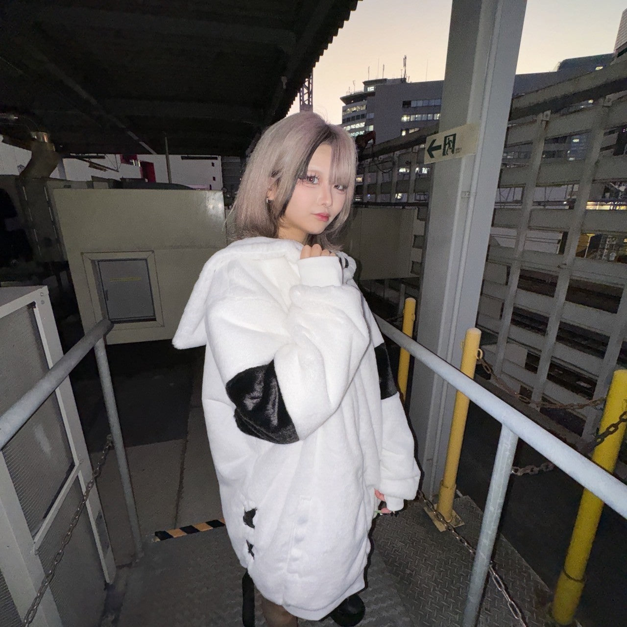 PSYNYXX セーラーファーブルゾン 地雷系 サブカル系