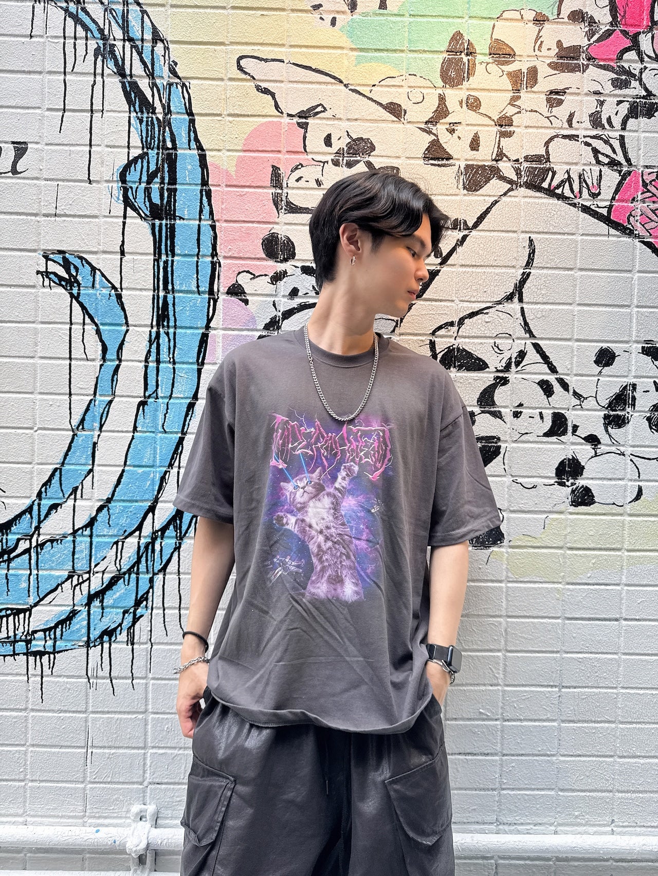 キャットビームTシャツ サブカル ストリート