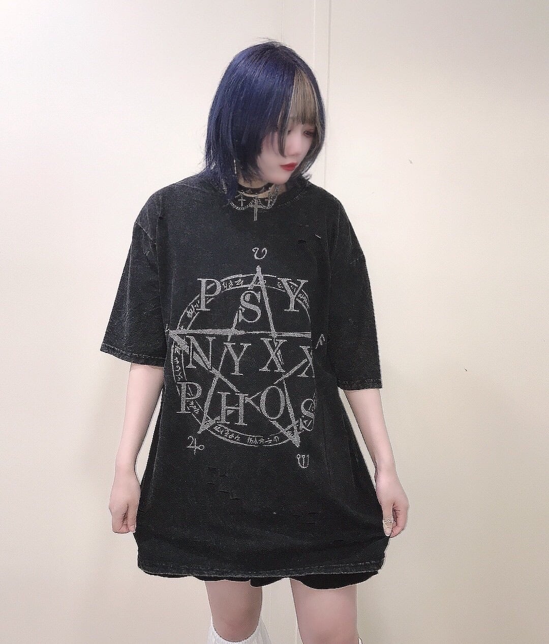 PSYNYXX ピグメント魔法陣tshirts