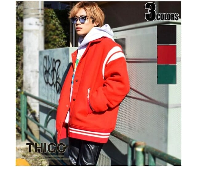 最終破格スペシャル　SALE THICC ウールタッチスタジャン