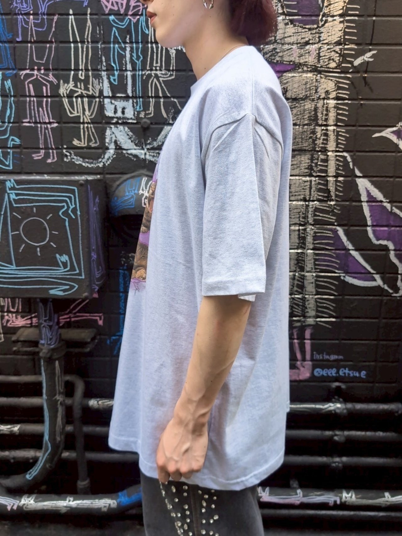 キジトラキャットTシャツ サブカル サブスト